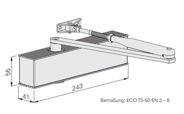 ECO Gelenkarmschließer TS 50 – EN 2-6